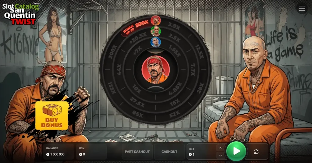 Twist San Quentin jeu casino en ligne