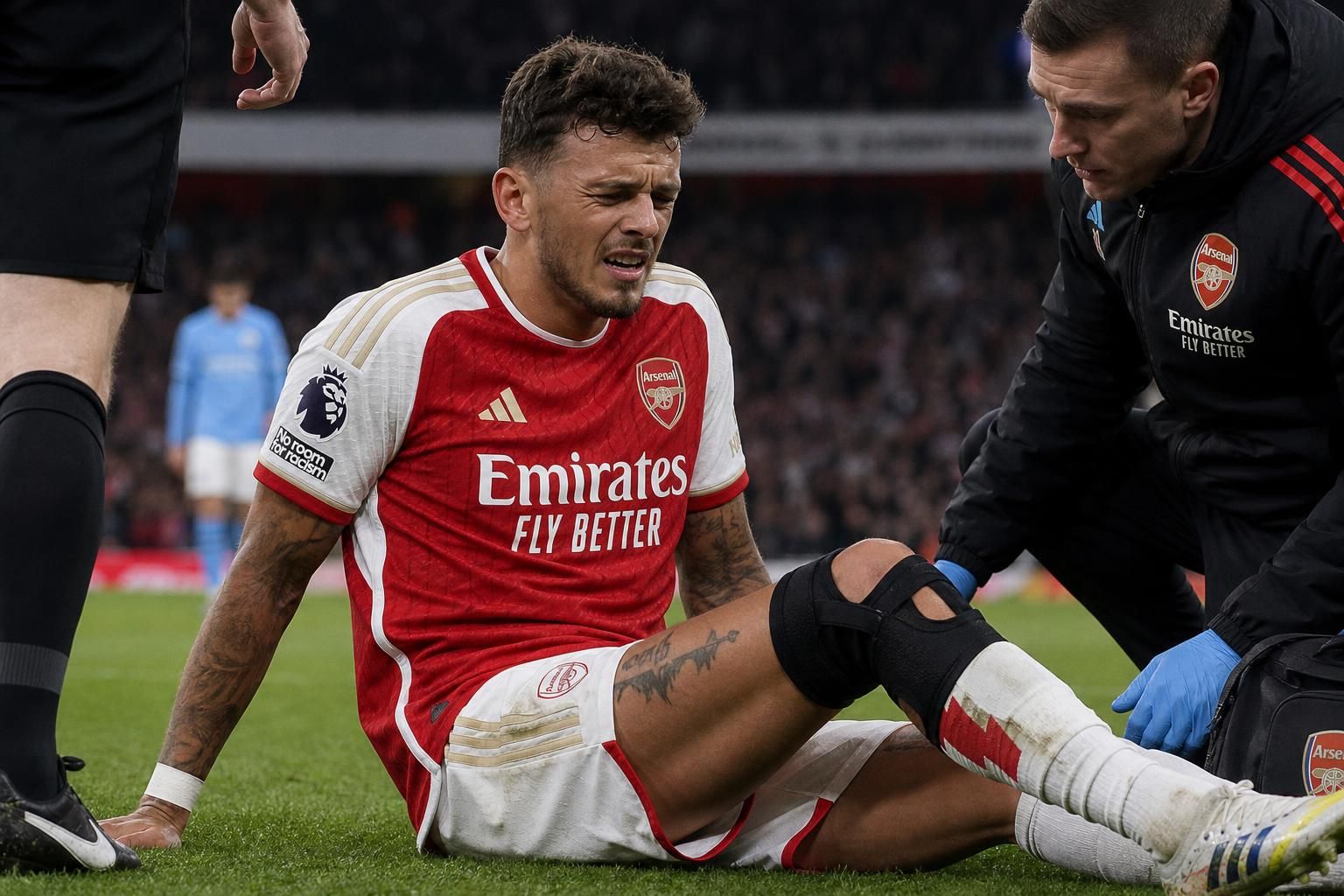 arsenal doit faire face à une grande perte avant la finale de la ligue des champions avec l'absence de ben white, victime d'une blessure majeure qui pourrait bouleverser la stratégie de l'équipe.