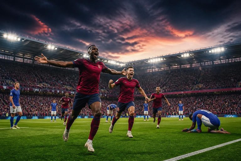 bordeaux domine leicester et se prépare avec confiance pour un quart de finale intense et passionnant.