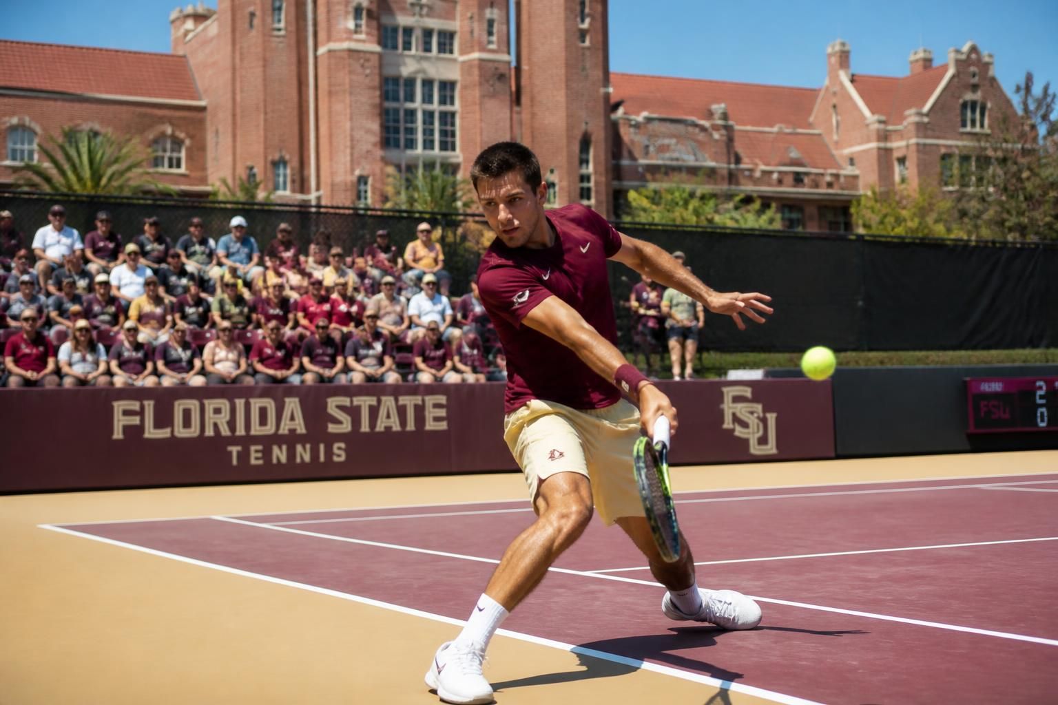 découvrez comment cet étudiant hongrois de première année marque l'histoire du tennis acc à florida state university avec ses performances exceptionnelles.