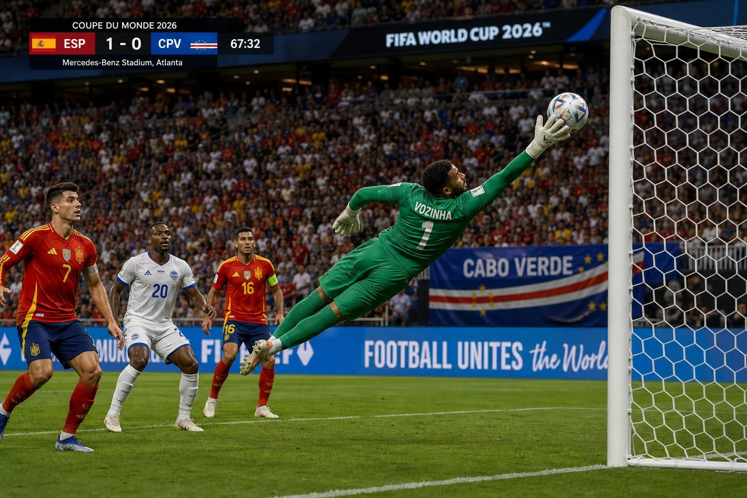 revivez le début difficile des qualifications pour la coupe du monde 2026 avec l'espagne qui se heurte à un cap-vert solide, freinant ses ambitions dès les premiers matchs.