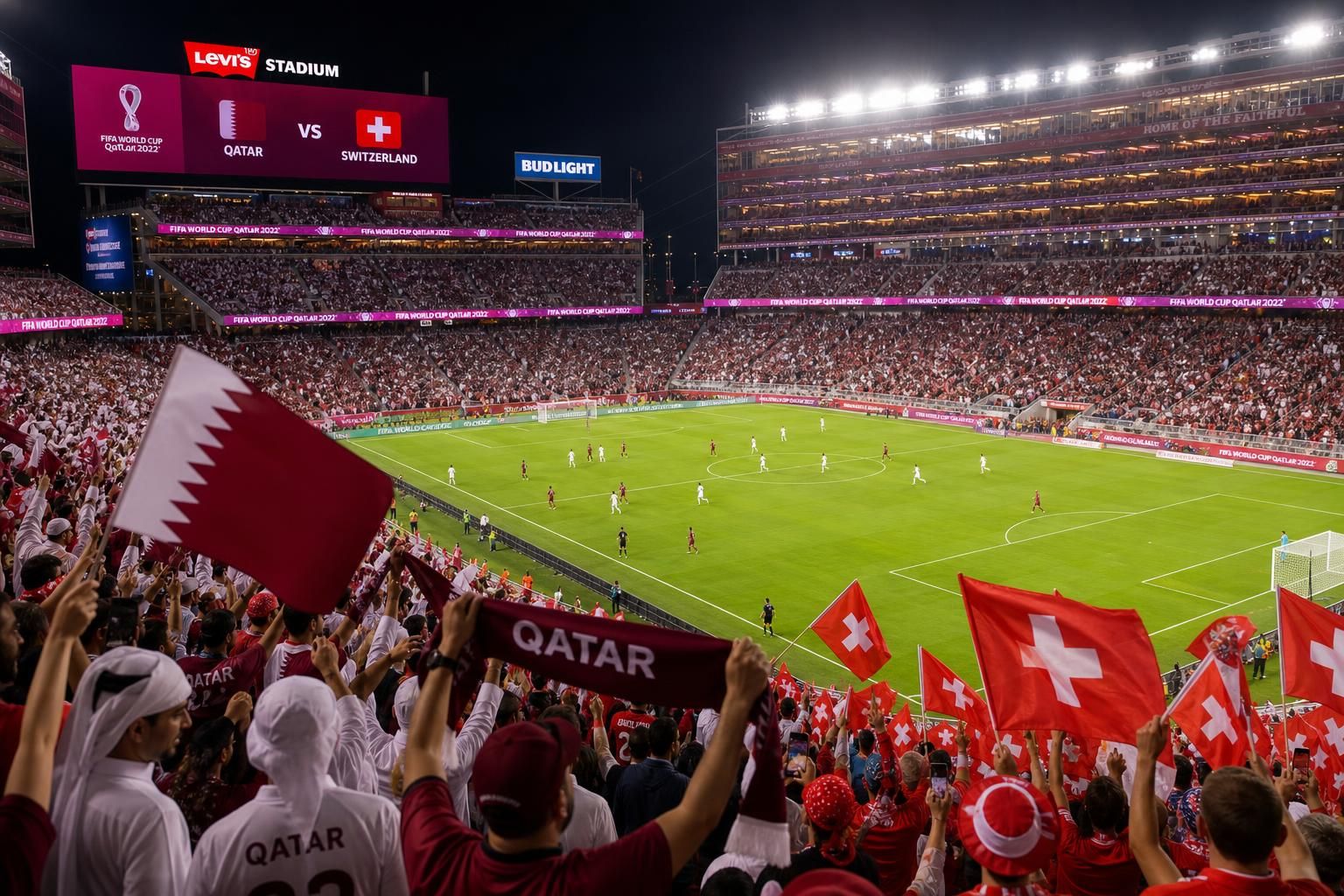 suivez en direct le match palpitant de la coupe du monde 2026 entre le qatar et la suisse, avec les scores en temps réel et le résultat final pour ne rien manquer de ce choc exceptionnel.