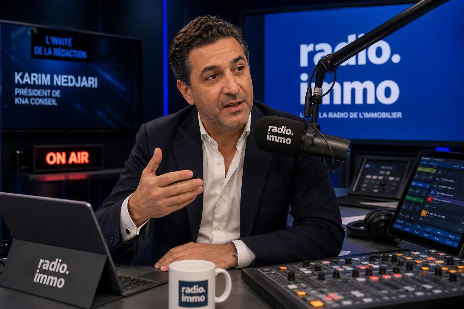 découvrez l'interview exclusive de karim nedjari, patron de rmc, qui s'exprime sur l'impact positif de michou pour attirer un nouveau public.