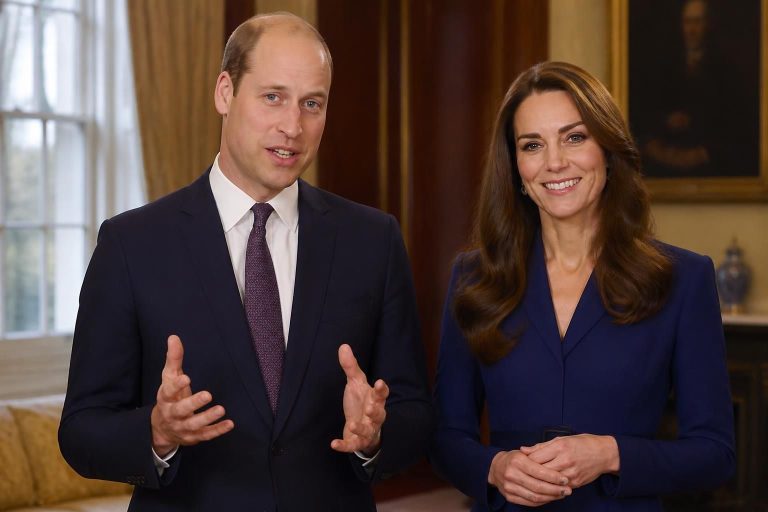 le prince william et la princesse kate partagent leur enthousiasme dans un nouveau message officiel, marquant un moment important pour la famille royale.