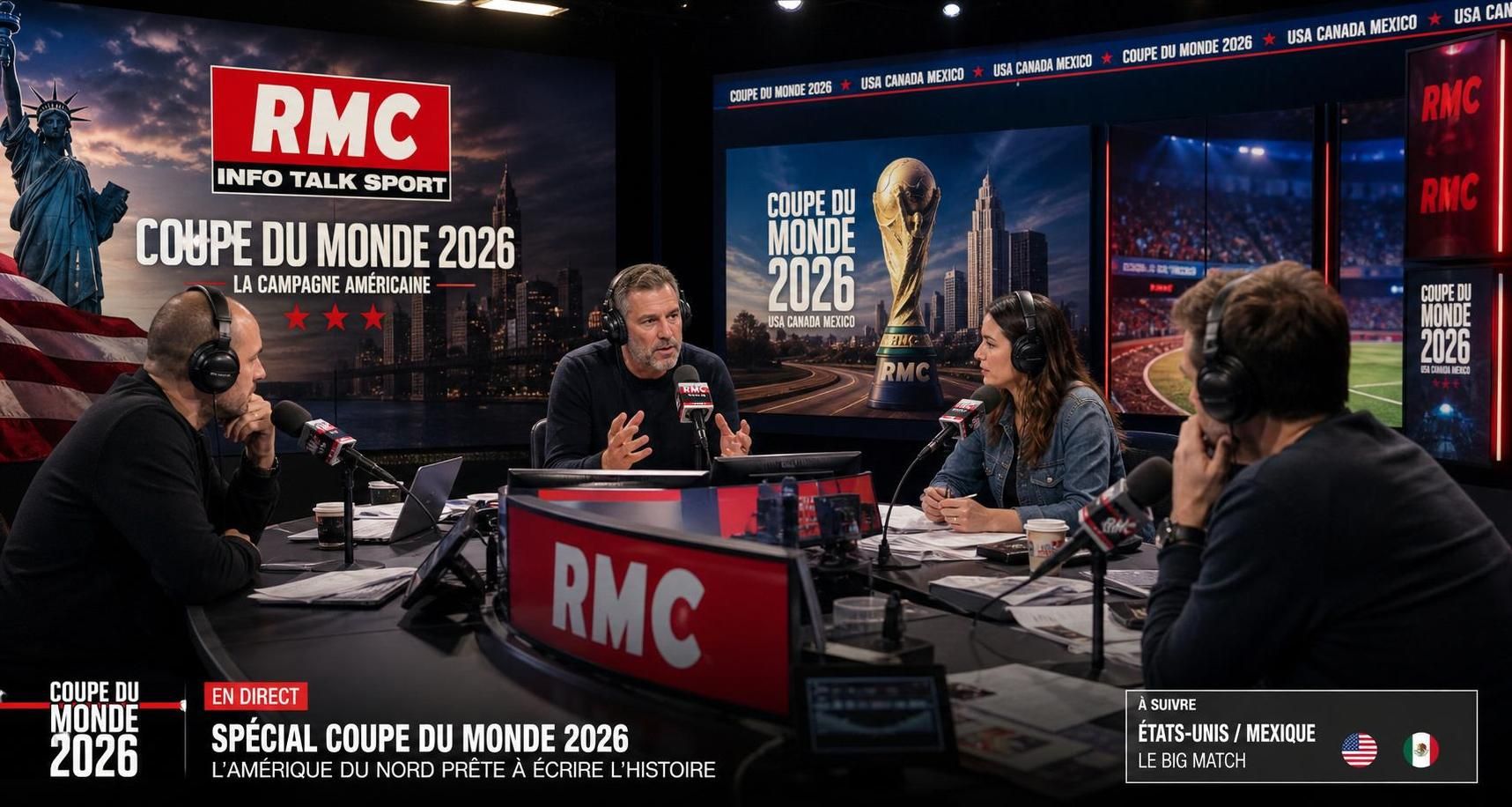 rmc offre une couverture exceptionnelle et complète de la coupe du monde 2026, avec des émissions spéciales, des analyses approfondies et des reportages exclusifs pour ne rien manquer du plus grand événement footballistique.