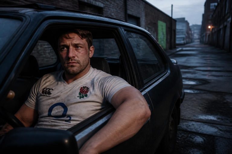 découvrez l'histoire poignante d'une star du rugby anglais qui, après avoir tout perdu, y compris sa femme, survit désormais dans sa voiture, sans domicile fixe.