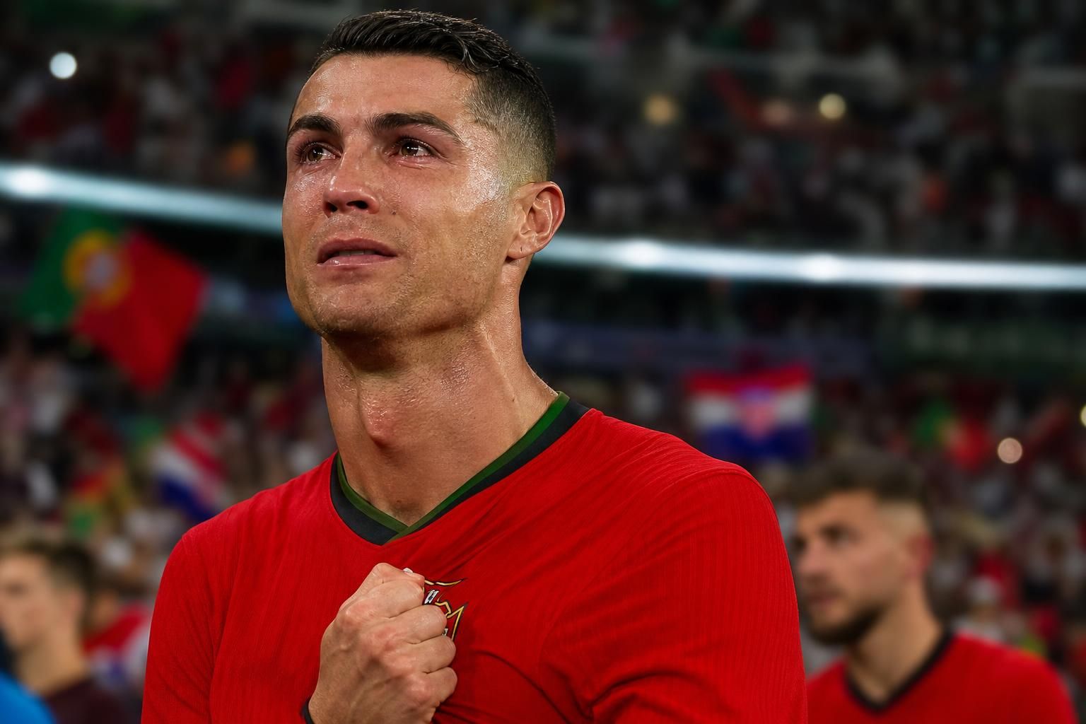 revivez le moment fort de la coupe du monde 2026 où cristiano ronaldo, submergé par l'émotion, réagit après le match intense entre le portugal et la croatie. découvrez la vidéo exclusive.