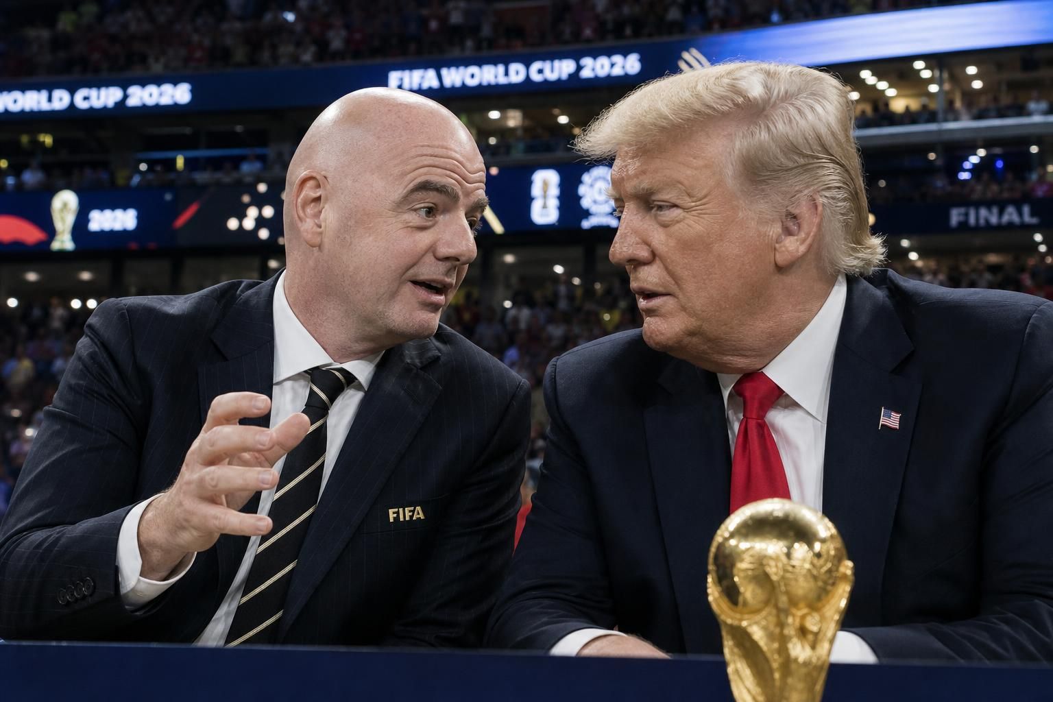 découvrez la promesse ambitieuse de donald trump à gianni infantino pour la coupe du monde 2026, une vision qui fait rêver les passionnés de football à travers le monde.