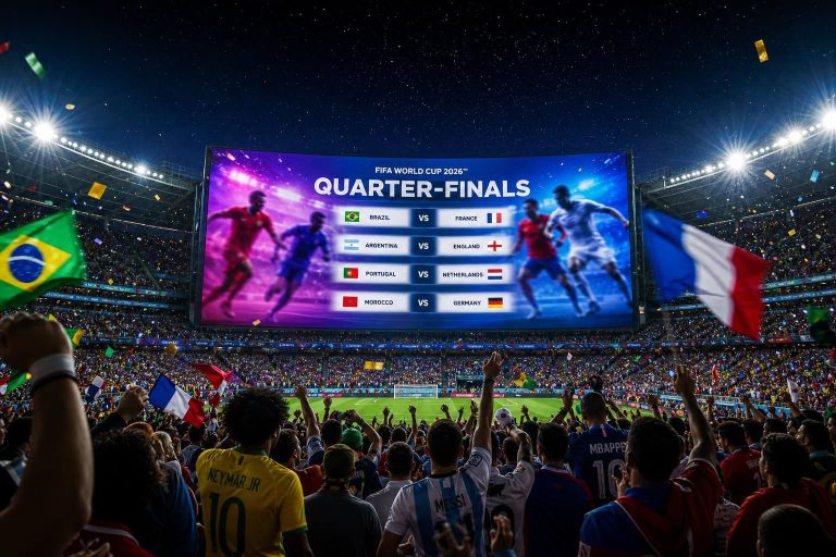 découvrez le calendrier complet des matchs des quarts de finale de la coupe du monde 2026, avec les dates, heures et équipes en compétition pour ne rien manquer de cet événement majeur.