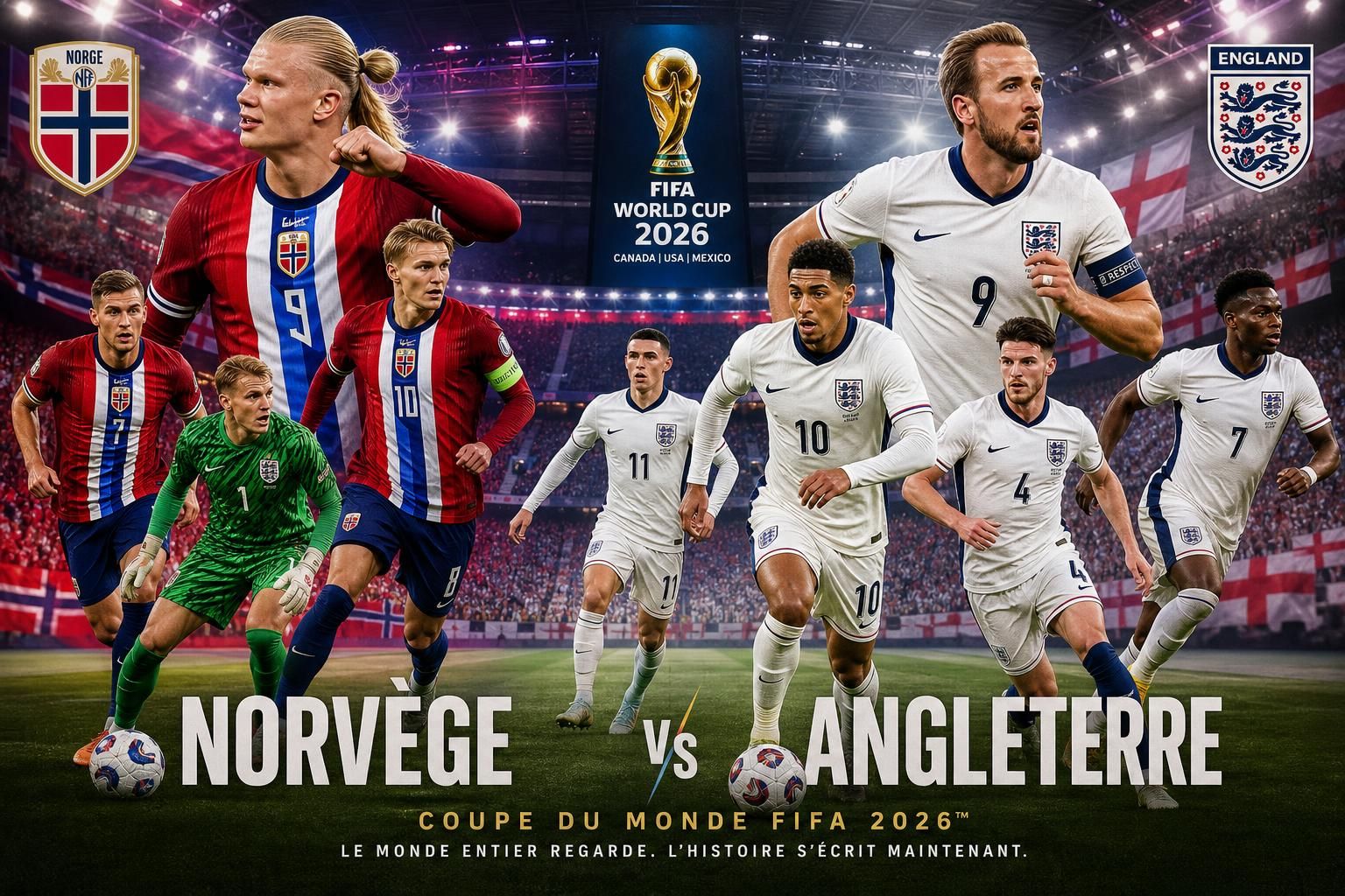 suivez en direct la coupe du monde 2026 avec le match norvège vs angleterre : live, streaming et score en temps réel pour ne rien manquer de cette rencontre passionnante.