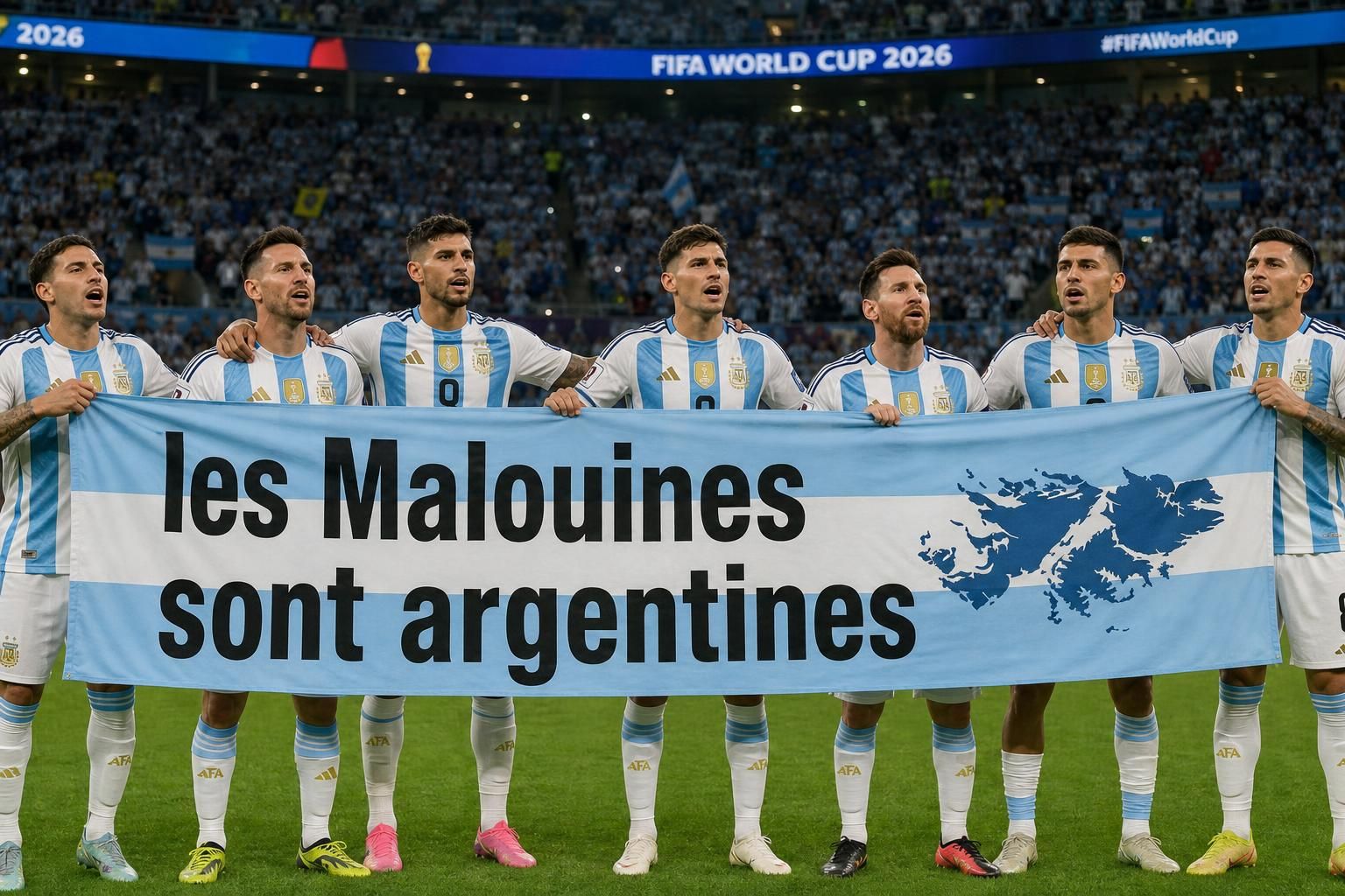 le président argentin réaffirme fermement que les malouines appartiennent à l'argentine, dans le contexte de la coupe du monde 2026, renforçant ainsi la revendication territoriale lors de cet événement mondial.