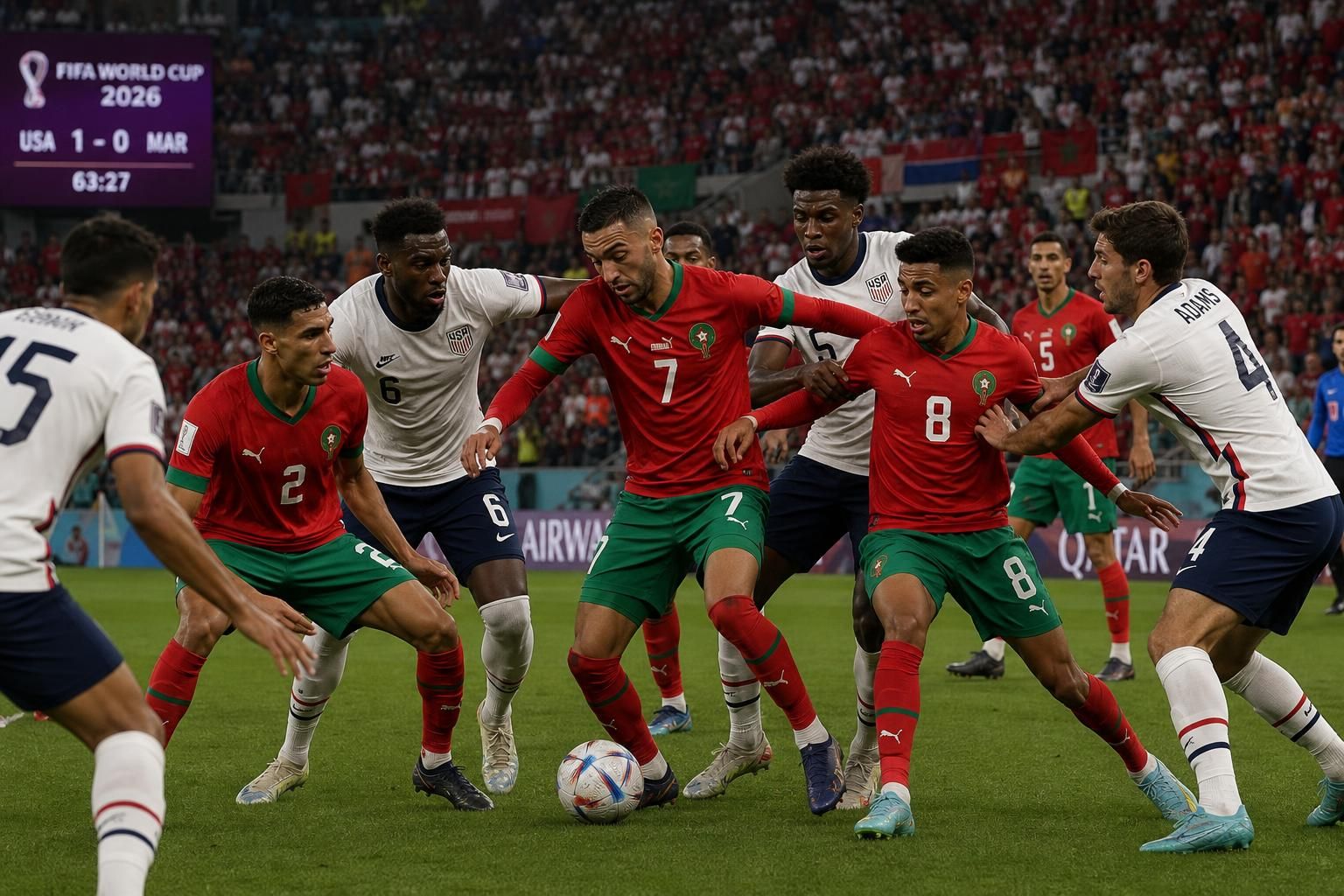 suivez en direct la coupe du monde 2026 : à la mi-temps, le maroc rencontre des difficultés face à un adversaire dominant et tente de trouver la clé pour renverser la situation.