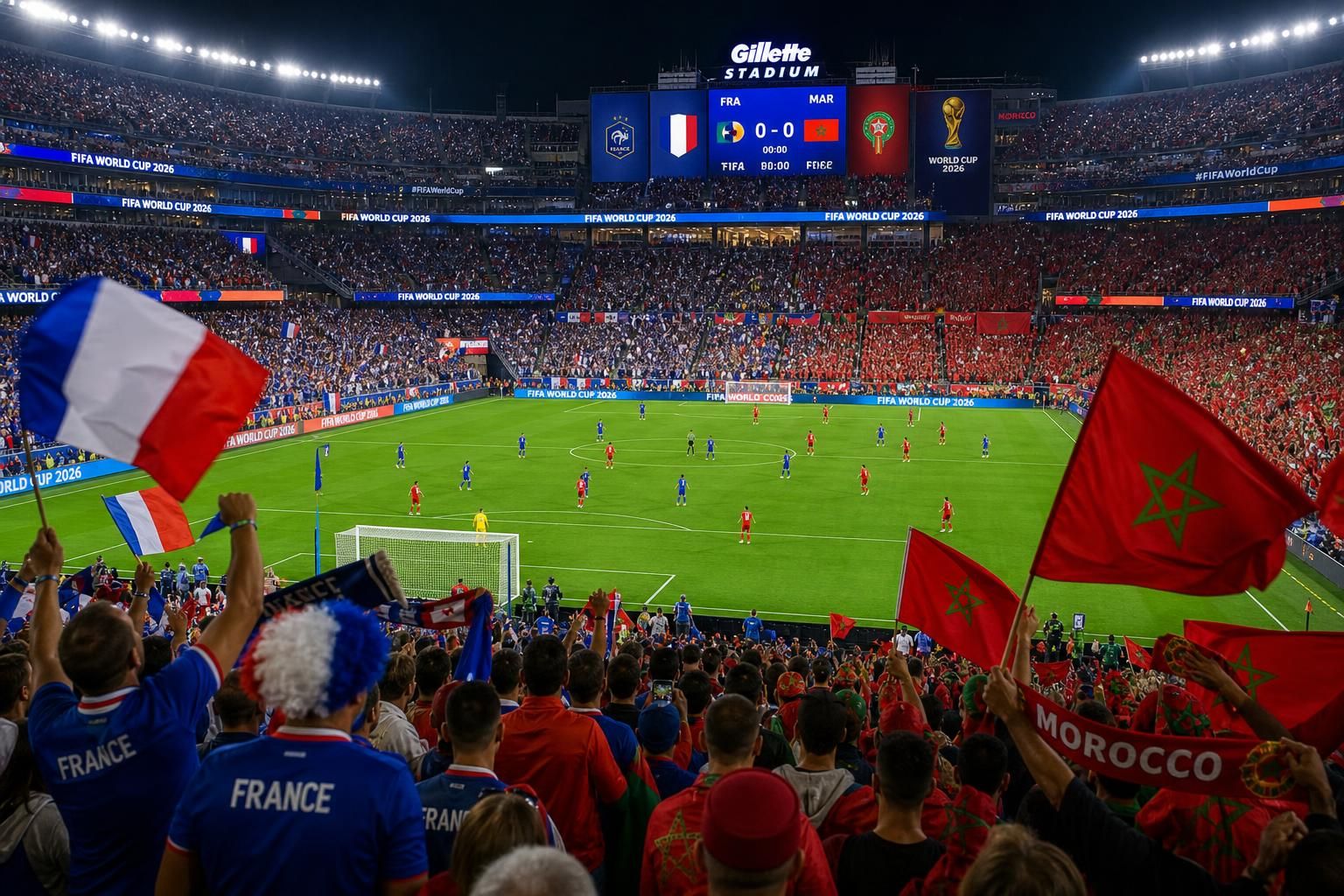 suivez en direct le match intense france - maroc lors de la coupe du monde 2026. ne manquez rien de ce choc exceptionnel avec nos mises à jour en temps réel et analyses.