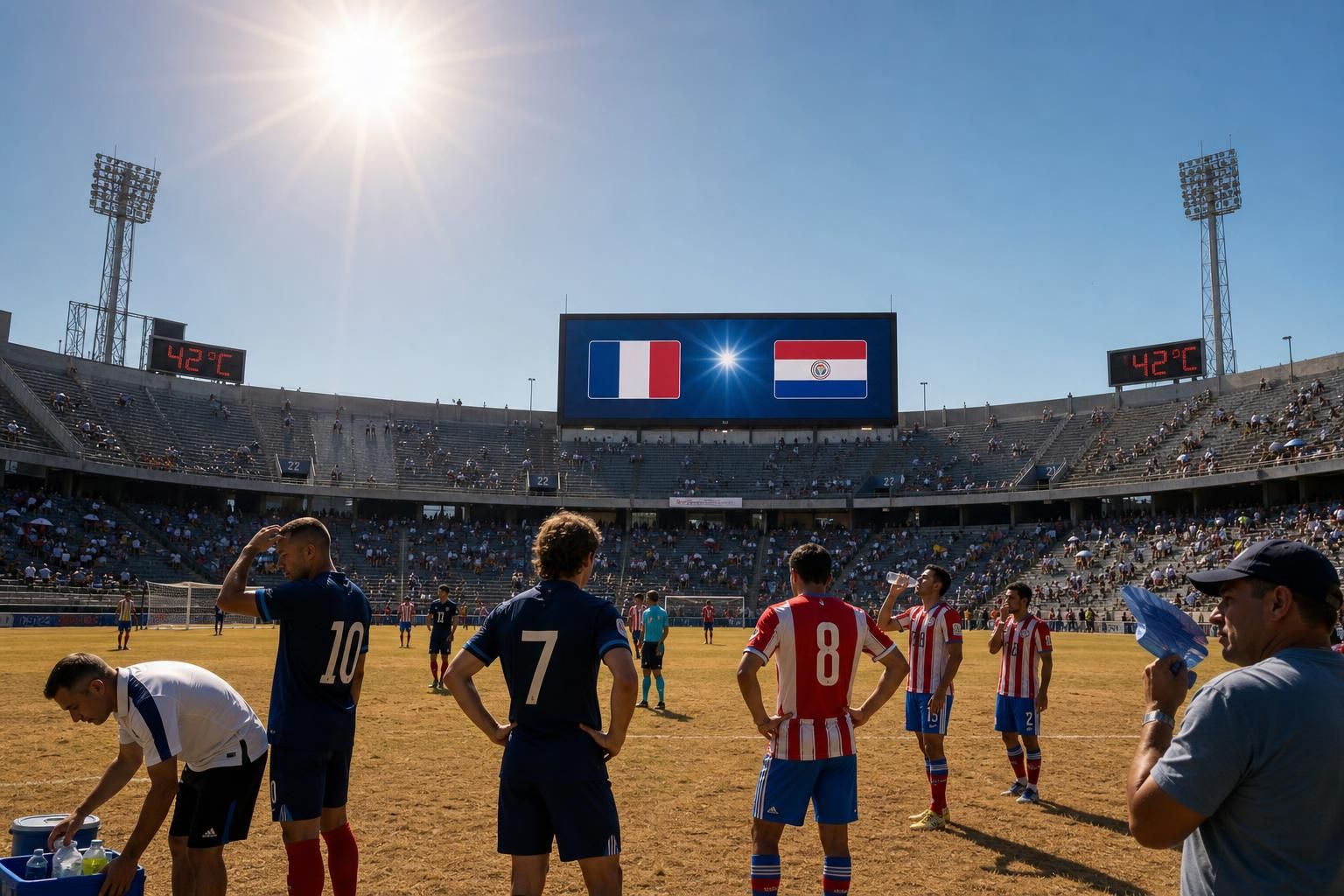 découvrez si la fifa peut reporter un match de la coupe du monde france-paraguay en raison de fortes températures caniculaires et les règles en vigueur pour assurer la sécurité des joueurs.