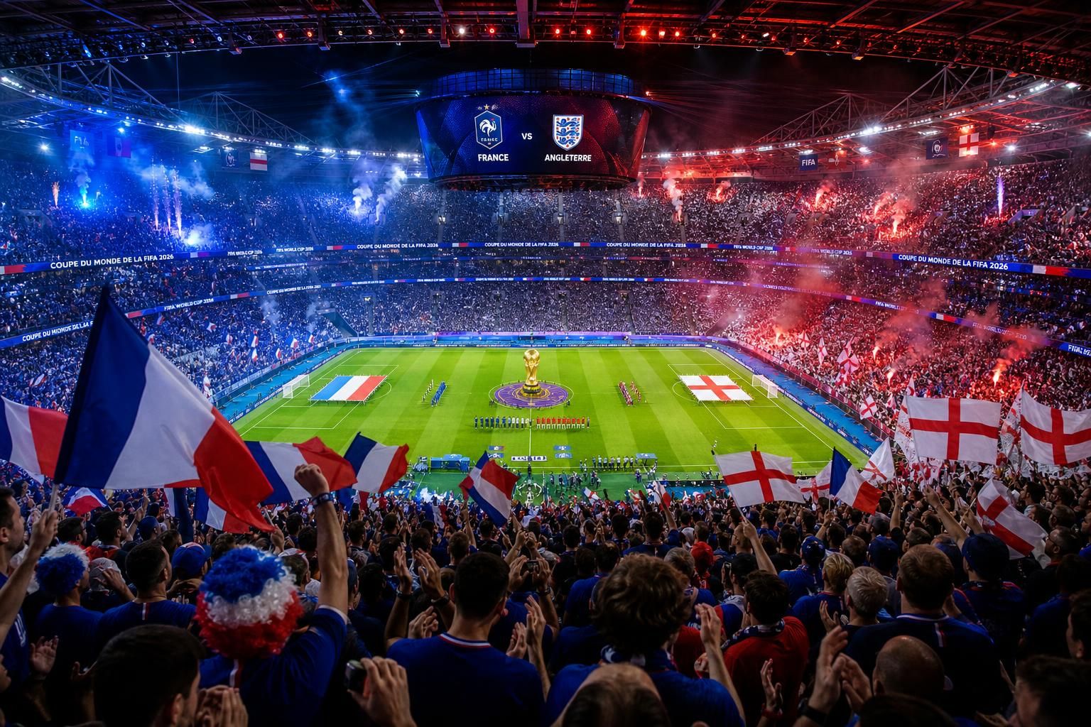 préparez-vous pour le choc intense france-angleterre lors du mondial 2026, une atmosphère électrique avant la dernière confrontation sous la direction de deschamps.