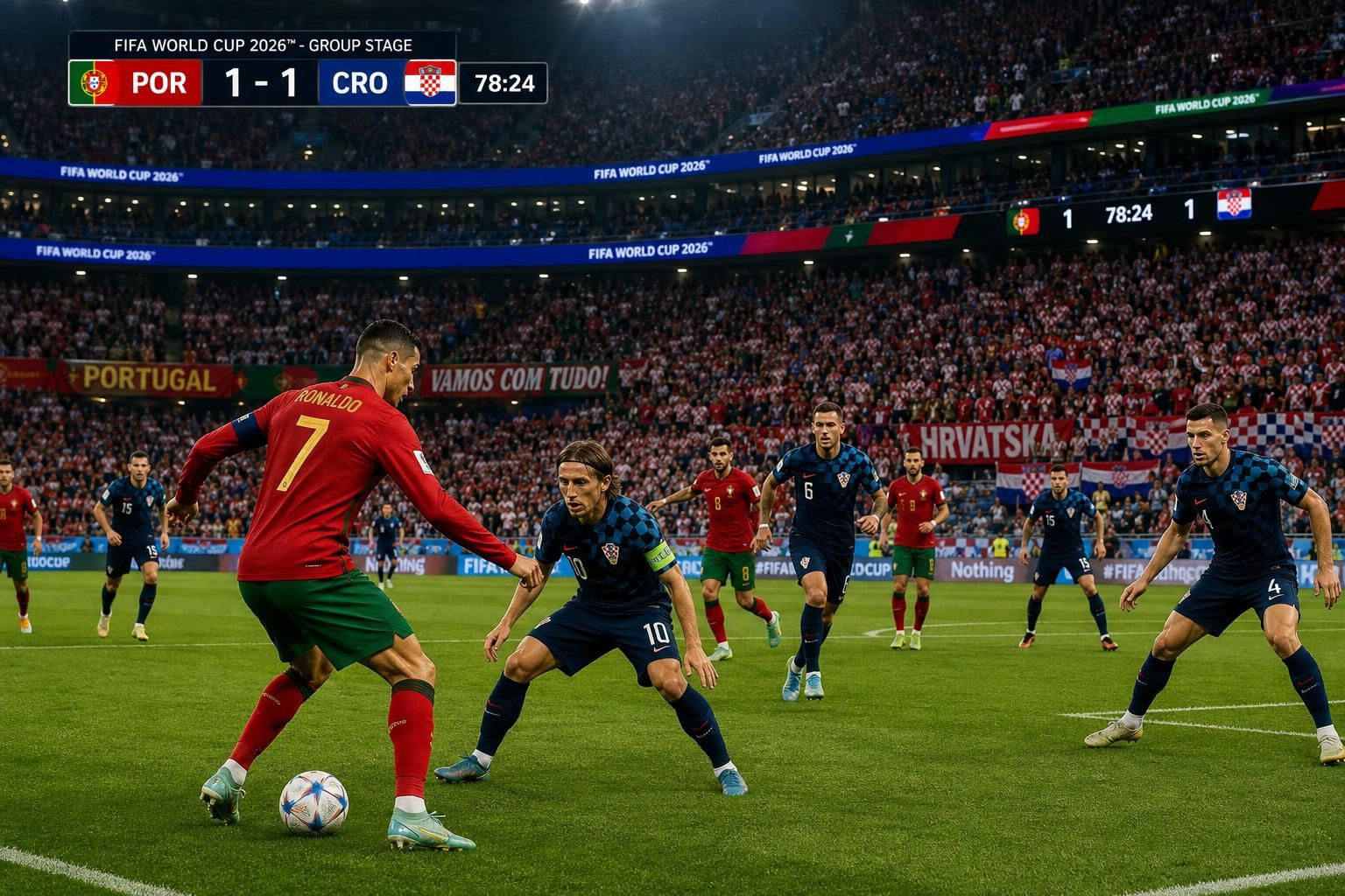 découvrez la prédiction surprenante de l'ia pour le match décisif portugal-croatie lors du mondial 2026, un choc qui promet de tenir toutes ses promesses.