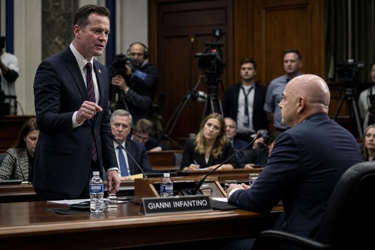 lors du mondial 2026, un député américain entend interroger gianni infantino sur ses liens présumés avec donald trump, soulevant des questions sur l'influence politique dans le football.