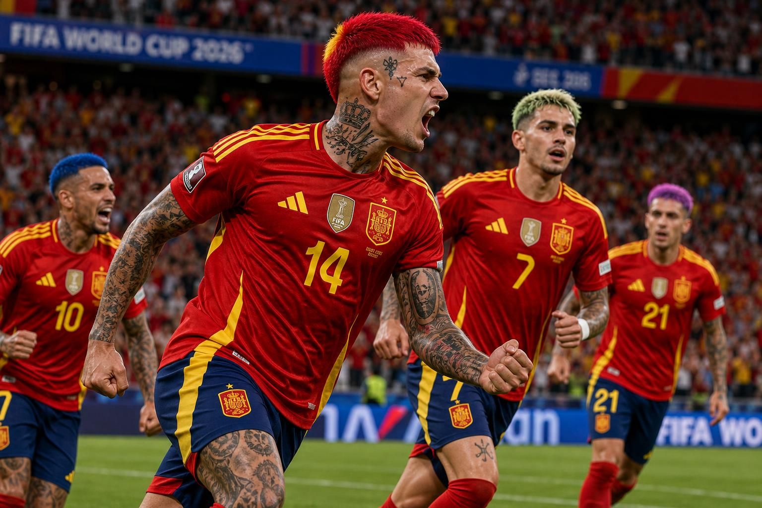 découvrez si les joueurs espagnols de la coupe du monde 2026 ont tenu leurs promesses concernant leurs coiffures et explorez leurs tatouages étonnants avant le tournoi.