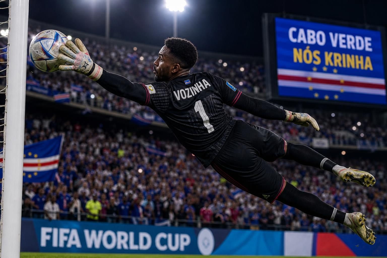 revivez la performance exceptionnelle du gardien du cap-vert qui est devenu un héros national lors de la coupe du monde, marquant l'histoire du football de son pays.