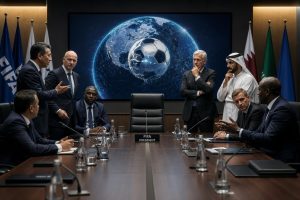 découvrez les candidats potentiels à la succession de gianni infantino à la tête de la fifa et les enjeux majeurs liés à la vente de la coupe du monde.