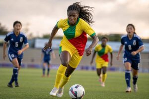 découvrez l'incroyable parcours de romaine gandonou, la combattante béninoise qui a surpris la fifa lors du mondial féminin u20. une histoire de passion et de détermination à ne pas manquer.